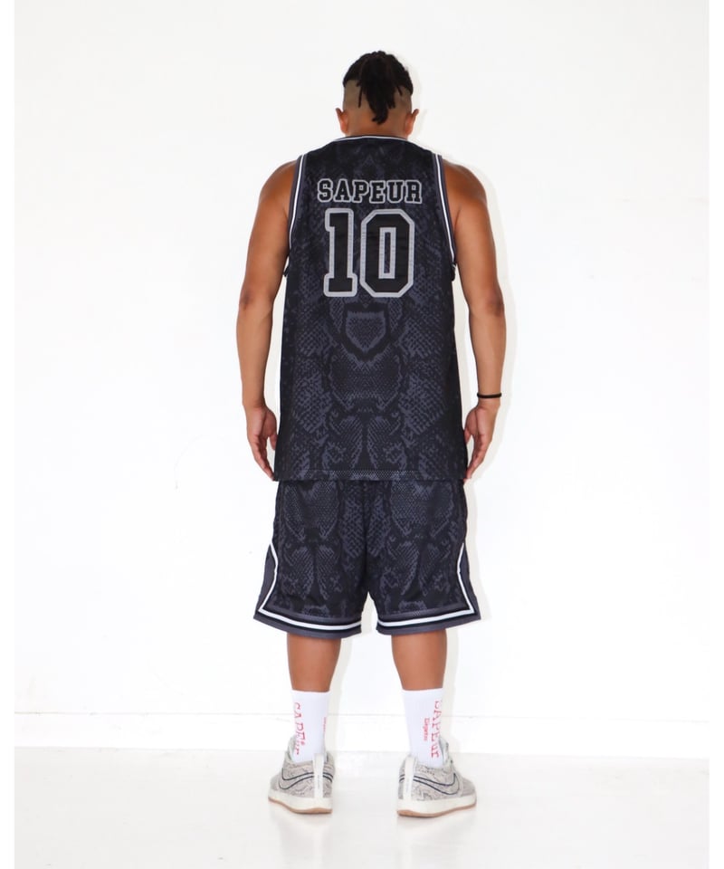 SAPEur BASKET TANK TOP【新品未使用】 専用 SAPEur Basket Tank Top L BLACK タンクトップ