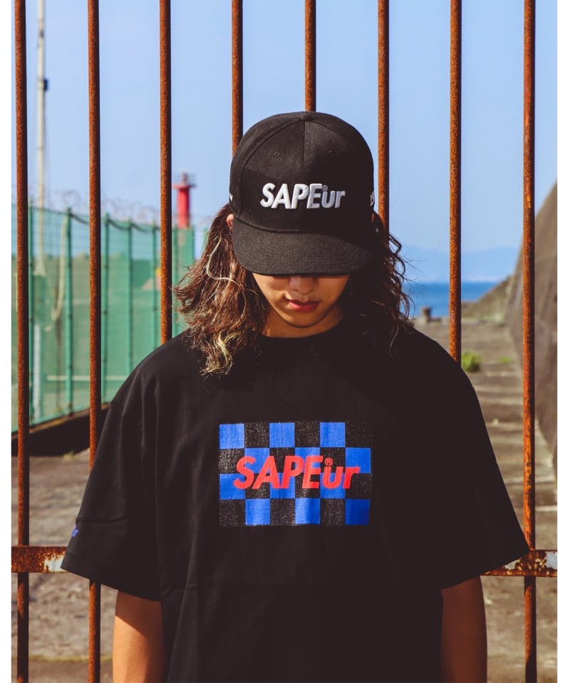 TFW49 ボタン付シャツ ブラック サイズ5 TFW49 ティーエフダブリュ49 メンズ COMBINATION OPEN COLLAR