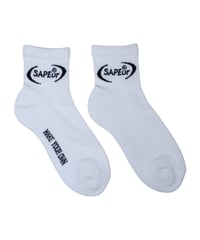 【A0026-175】■OVAL LOGO■SOCKS■ホワイト