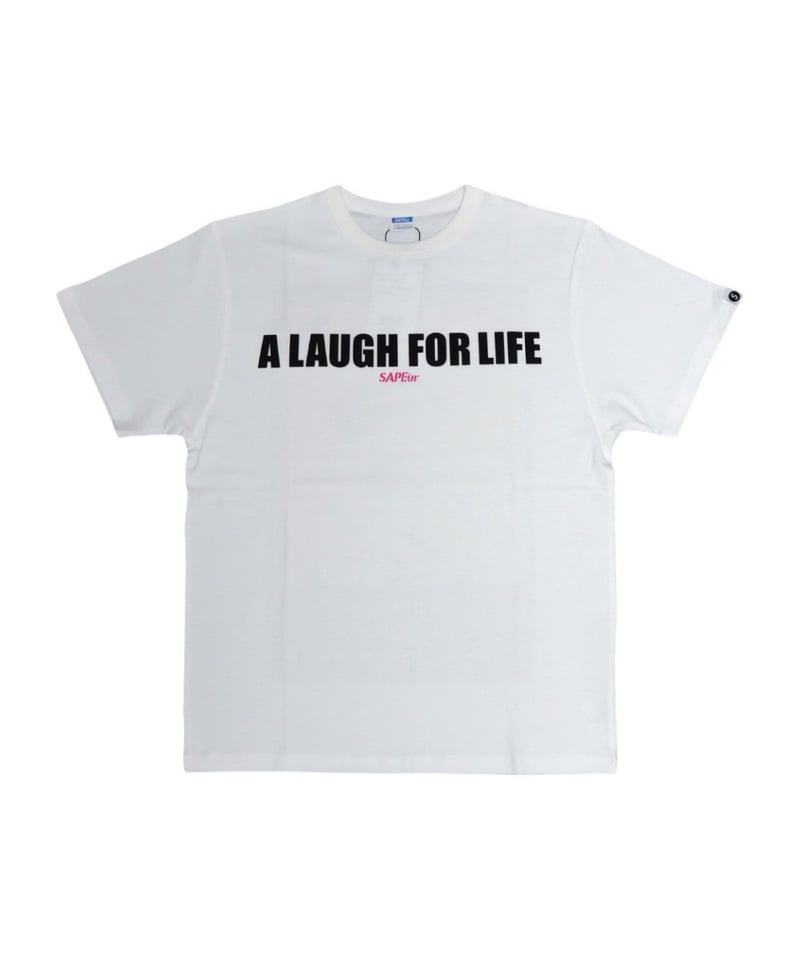 A0025-092】□YOUTH□A LAUGH FOR LIFE□S/S TEE□ホワイト A0025-092】□YOUTH□A LAUGH FOR LIFE□S/S TEE□ホワイト