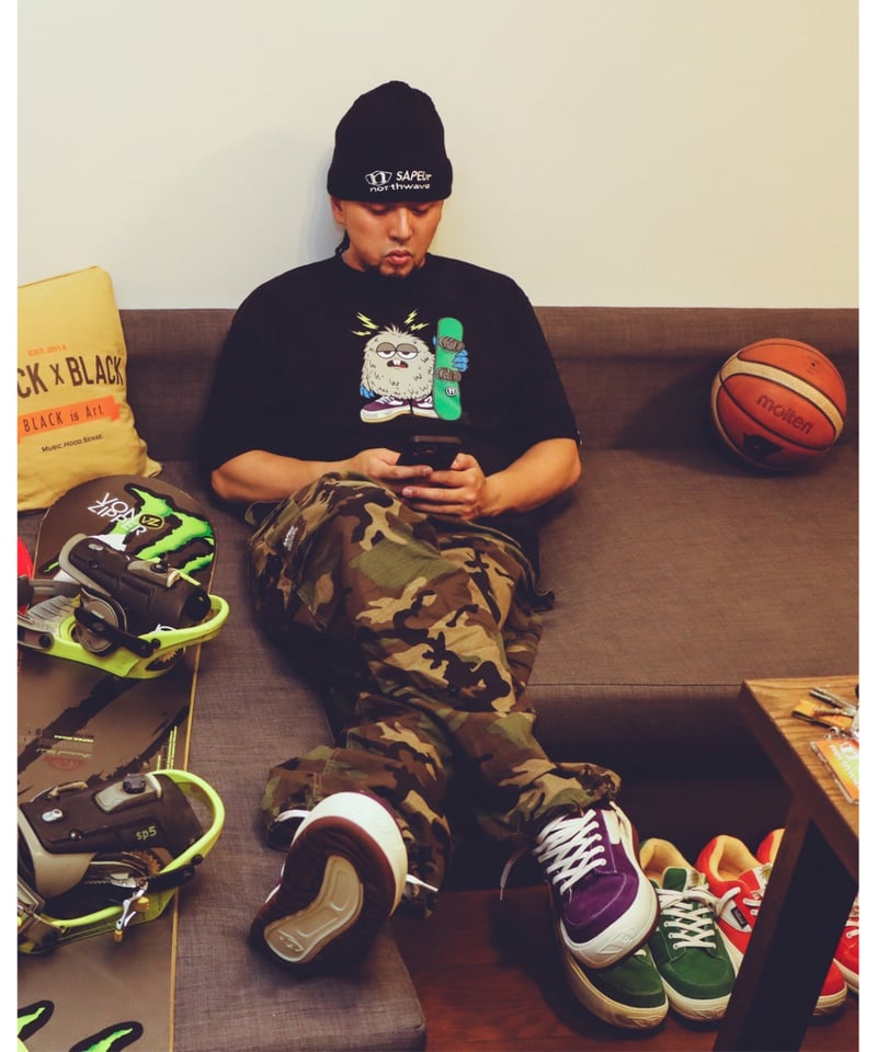 A0026-171】NORTHWAVE×SAPEUR KNIT CAP□ブラック | SAPEur A0026-171】NORTHWAVE×SAPEUR KNIT CAP□ブラック | SAPEur