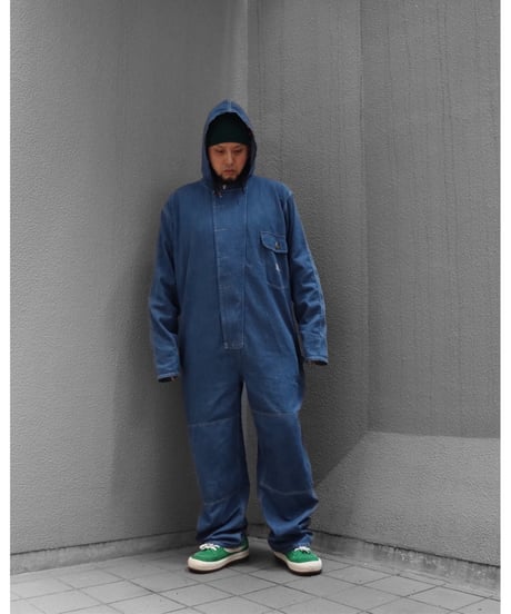 【A0026-002】大戦モデル■WT-DENIM COVERALL■インディゴ