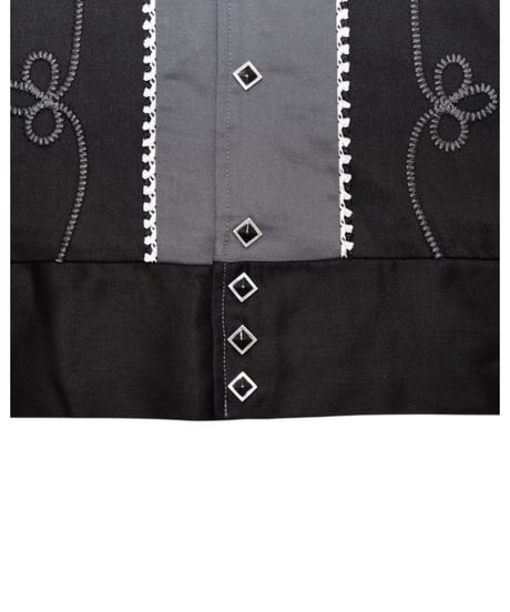 【A0025-345】■WESTERN BOLEROSHIRT■ブラック