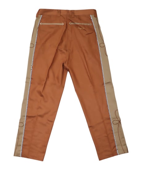 【A0025-376】■WESTERN PANTS■ベージュ