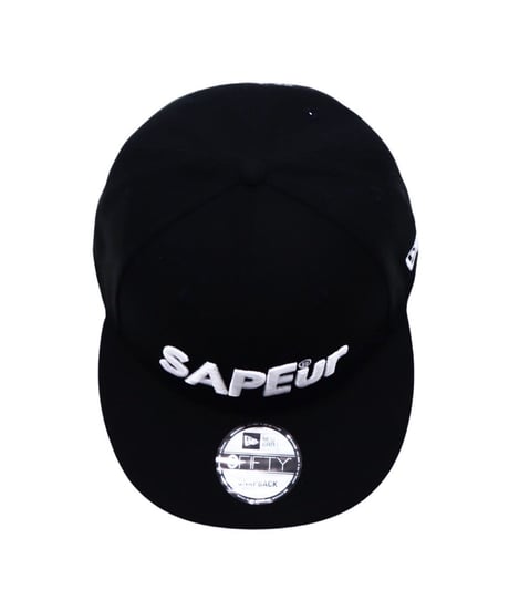 【A0025-329】■NEW ERA×SAPEur■スナップバックCAP■ブラック