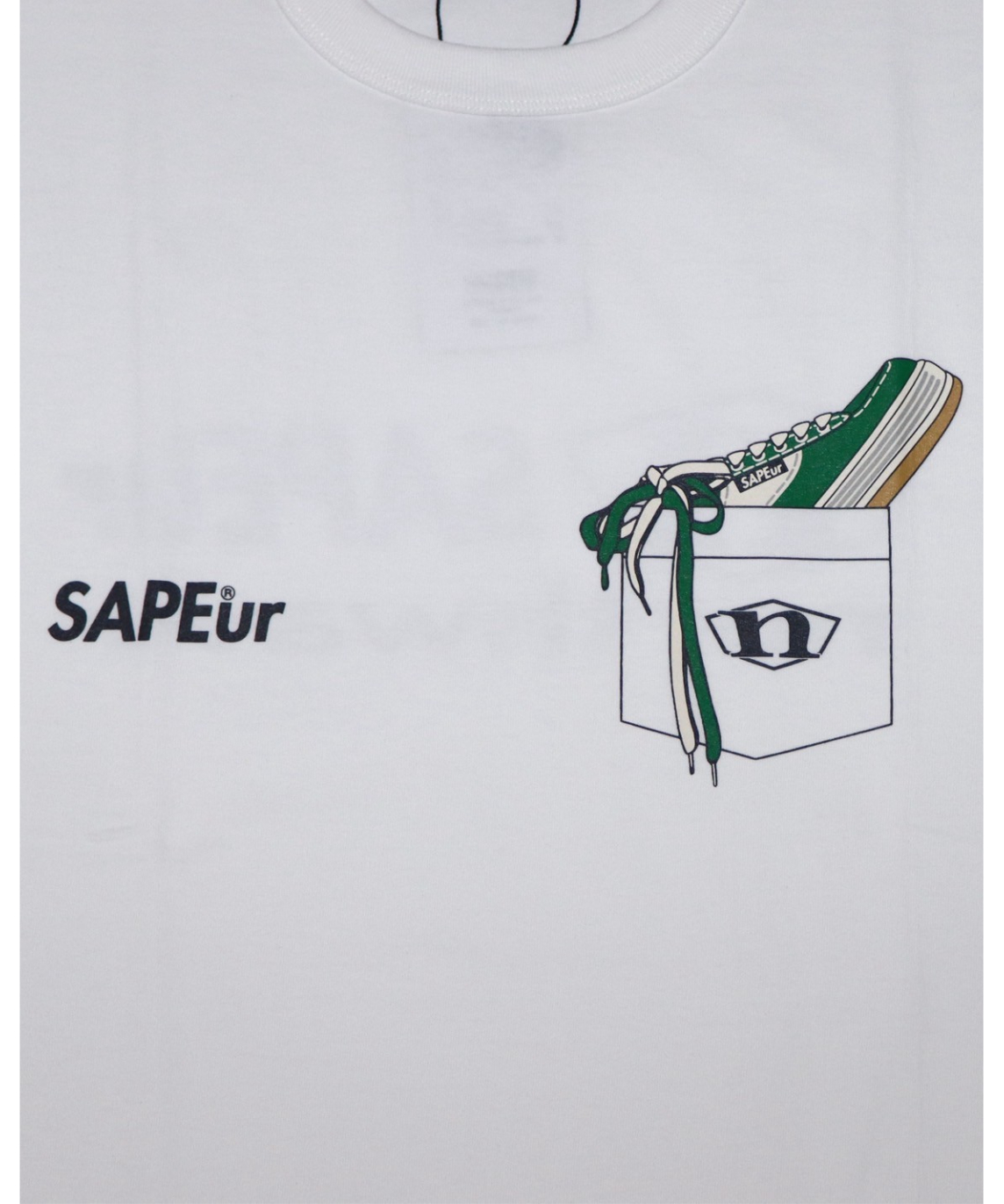 A0026-046】□NORTHWAVE×SAPEUR POCKET□S/S TEE□グリー