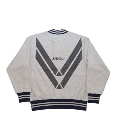 【A0025-391】■HENRY CREW NECK■杢グレー