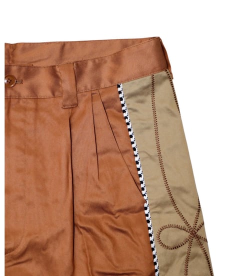 【A0025-376】■WESTERN PANTS■ベージュ