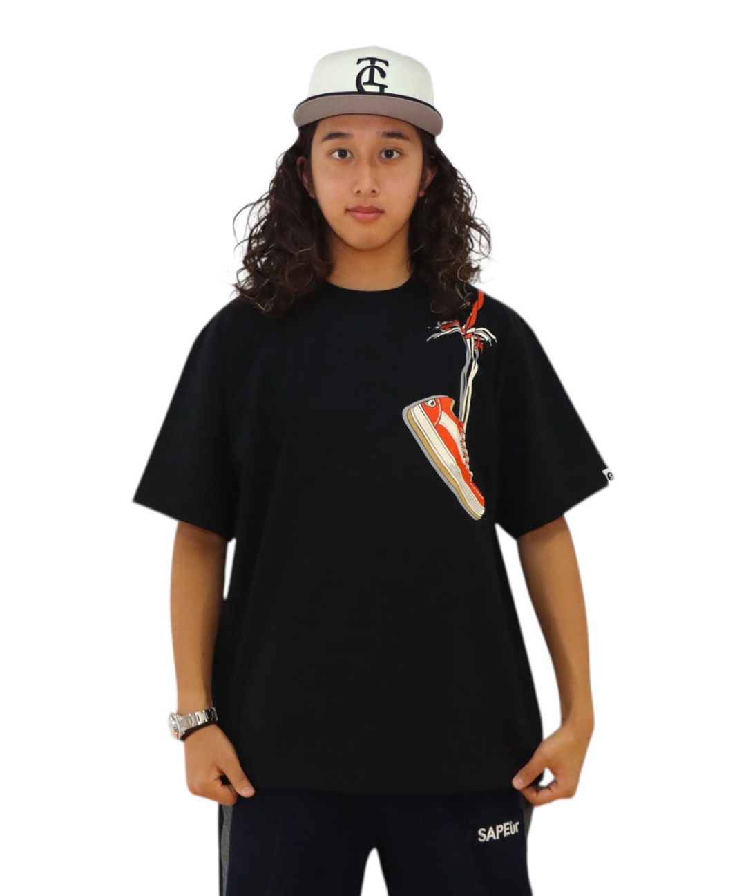 A0026-057】□NORTHWAVE×SAPEUR SHOULDER□S/S TEE□オ