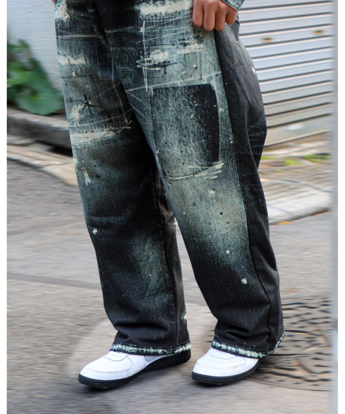 A0025-229】□Lot.5550XX SWEAT PANTS□ブラック | SAPEur