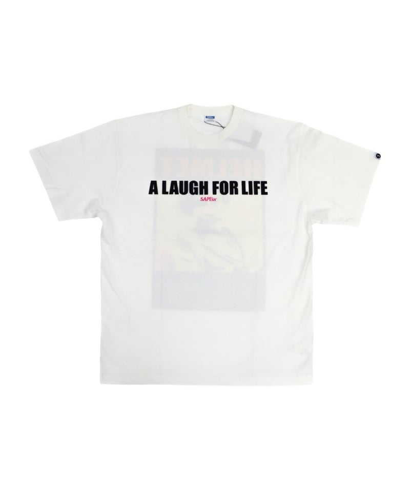 A0025-076】□A LAUGH FOR LIFE□S/S TEE□ホワイト | SAPEur A0025-076】□A LAUGH FOR LIFE□S/S TEE□ホワイト | SAPEur