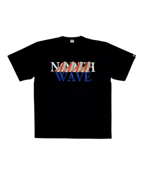 【A0026-039】■NORTHWAVE×SAPEUR WAVE■S/S TEE■オレンジ/ブラック