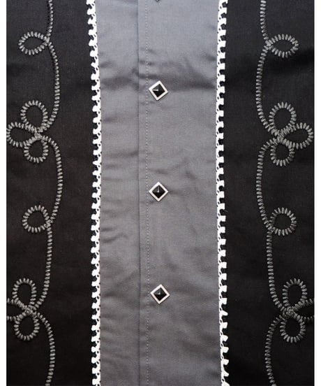 【A0025-345】■WESTERN BOLEROSHIRT■ブラック