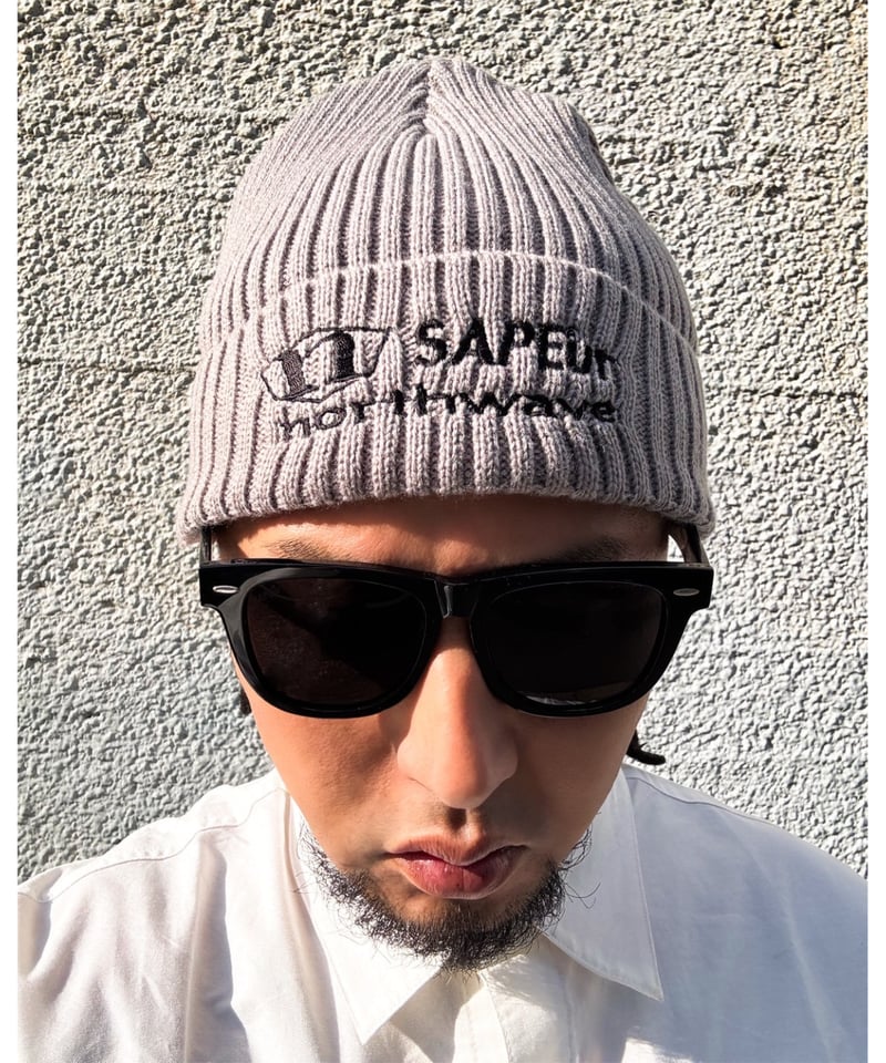 SAPEur northwave ニット帽　ブラック 新品 NORTHWAVE×SAPEUR KNIT CAP ブラック - メルカリ