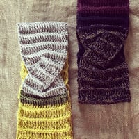 送料込み ひねりリブヘアバンド -印刷済み編み図のみ-