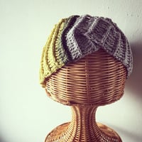ひねりリブヘアバンド -編み図データのみ-