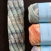 送料込み かぎ針で編むスパイラルソックス -印刷済み編み図のみ