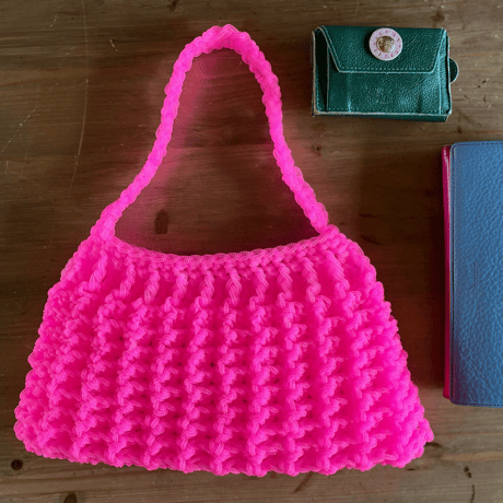 TUBE OBLONG BAG-編み図データのみ-