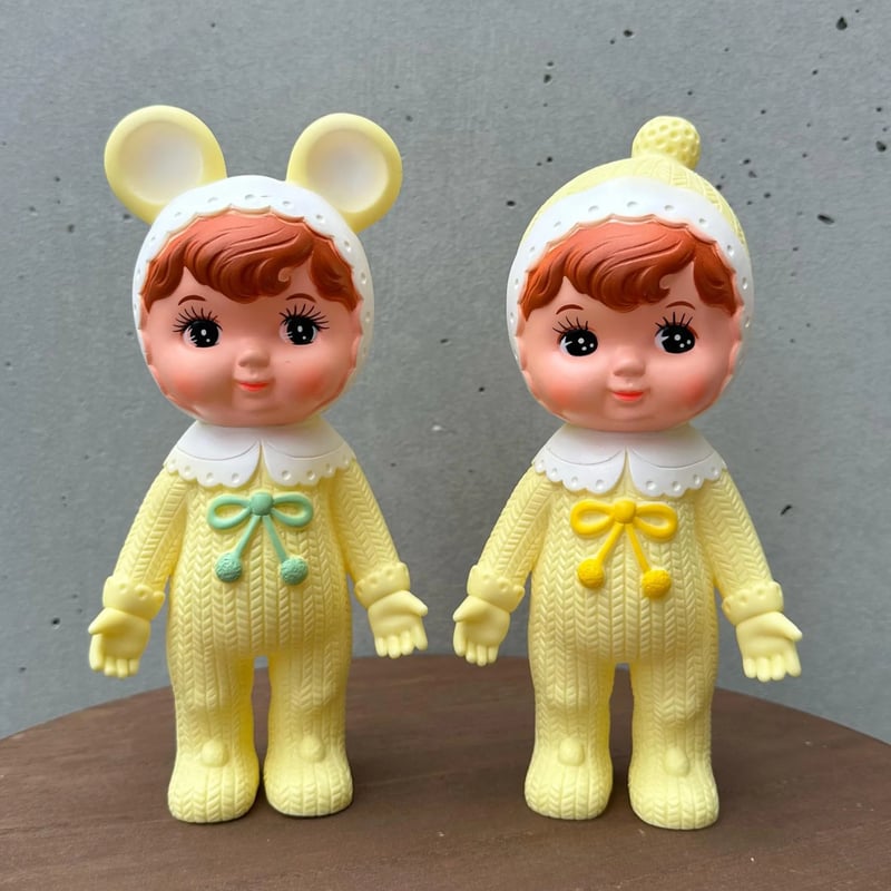 まめゴマ ベビーミニマスコット 当時物 レモン 黄色 平成レトロ 希少