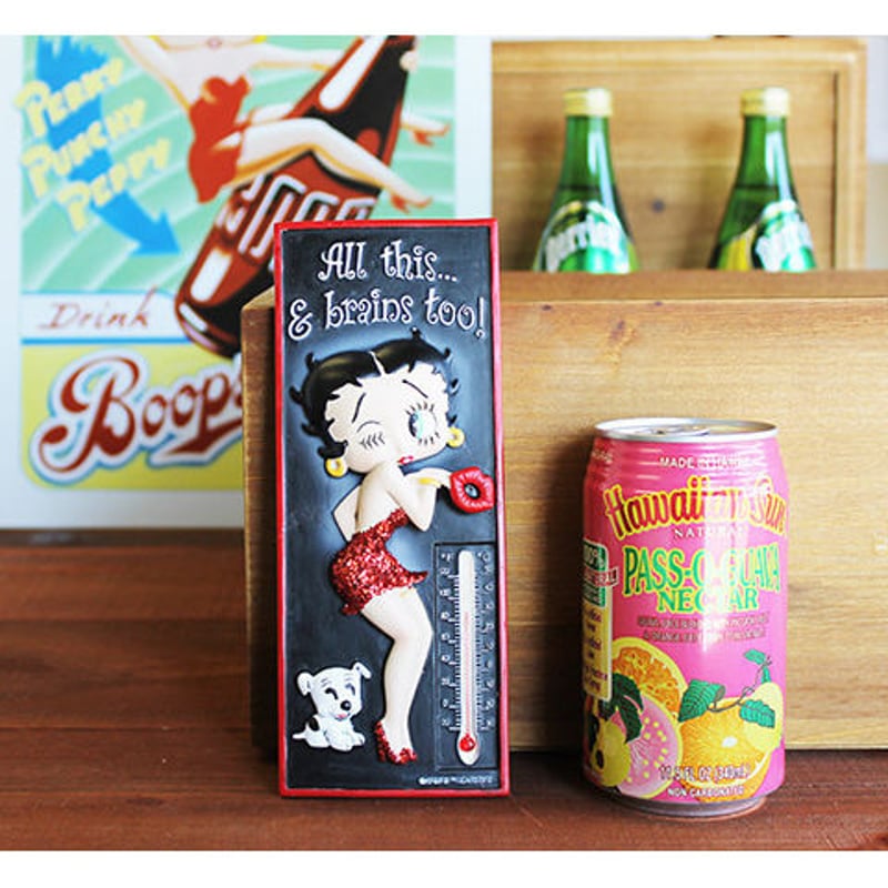 ベティちゃん 壁掛け温度計 Betty Boop | sweetfish ベティちゃん 壁掛け温度計 Betty Boop | sweetfish