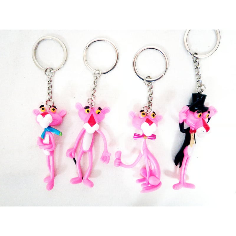 アンティーク パブミラー ピンクパンサー 希少品 コスプレパンサーいかがですか？【ピンクパンサーPVCキーチェーン Ver