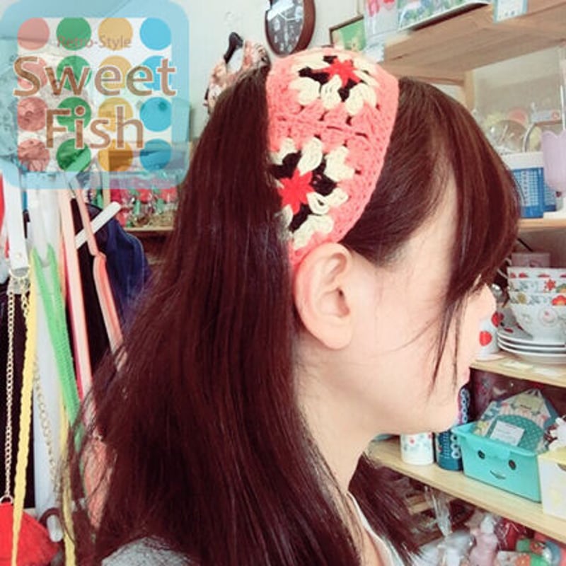 Muhlbauerクロシェヘアーバンド Muhlbauerクロシェヘアーバンド MUHLBAUER】 CROCHE HAIR BAND