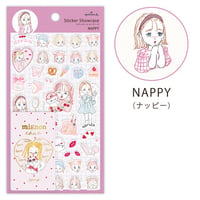 ステッカーショーケース NAPPYガール【シール】