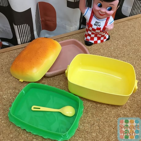 ハンバーガー　ランチBOX　Hamburger lunchBOX