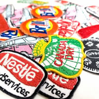 色んなパッチ揃えてます！アイロンで簡単接着！【アイロンワッペンS】カンパニー系