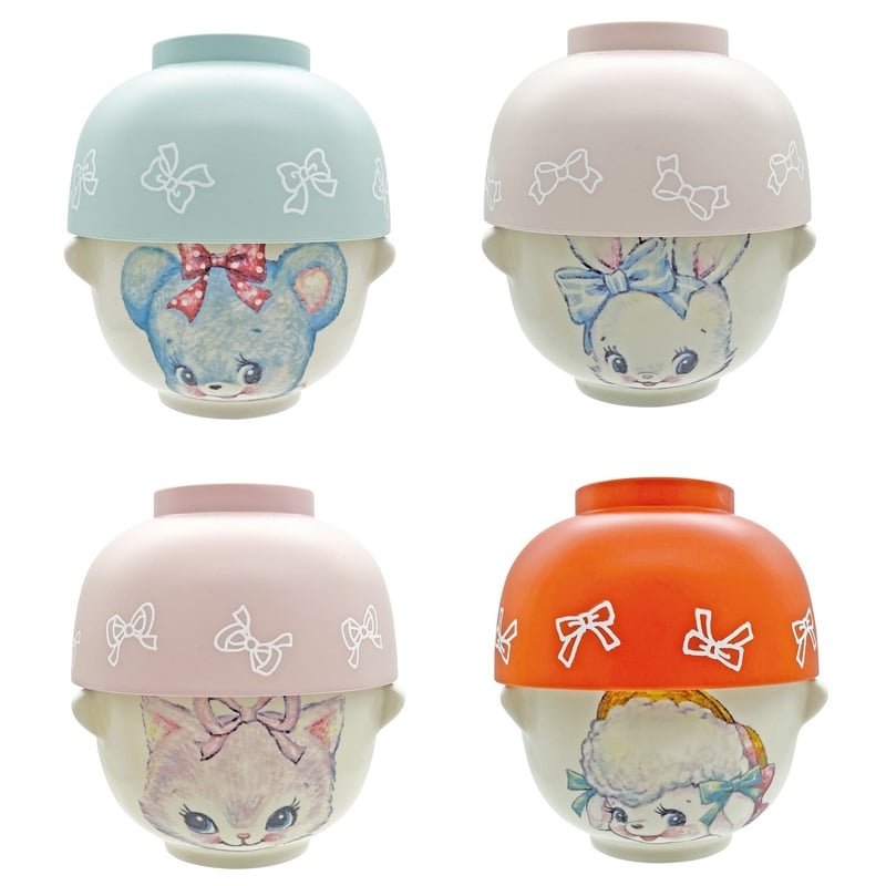 SWIMMER スイマー 汁椀茶碗 セット ミニ えんぴつアート | sweetfish