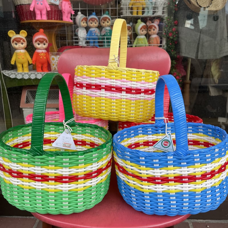 ベビーカゴ「ひとみちゃん」 昔ながらの買い物かご 【竹日の丸印
