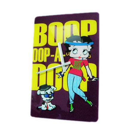 ベティちゃん　ガラス時計　Betty Boop Glass Crock