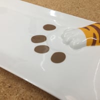 どろぼう猫魚プレート　とらねこ