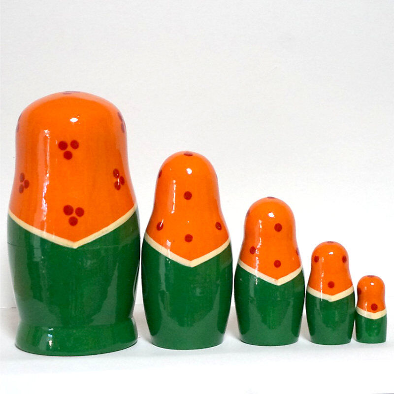 ☆未使用品☆　マトリョーシカ　ロシア　ダーク系カラー ロシア雑貨店マリンカ / ノリーンスク産 マトリョーシカn011-10p