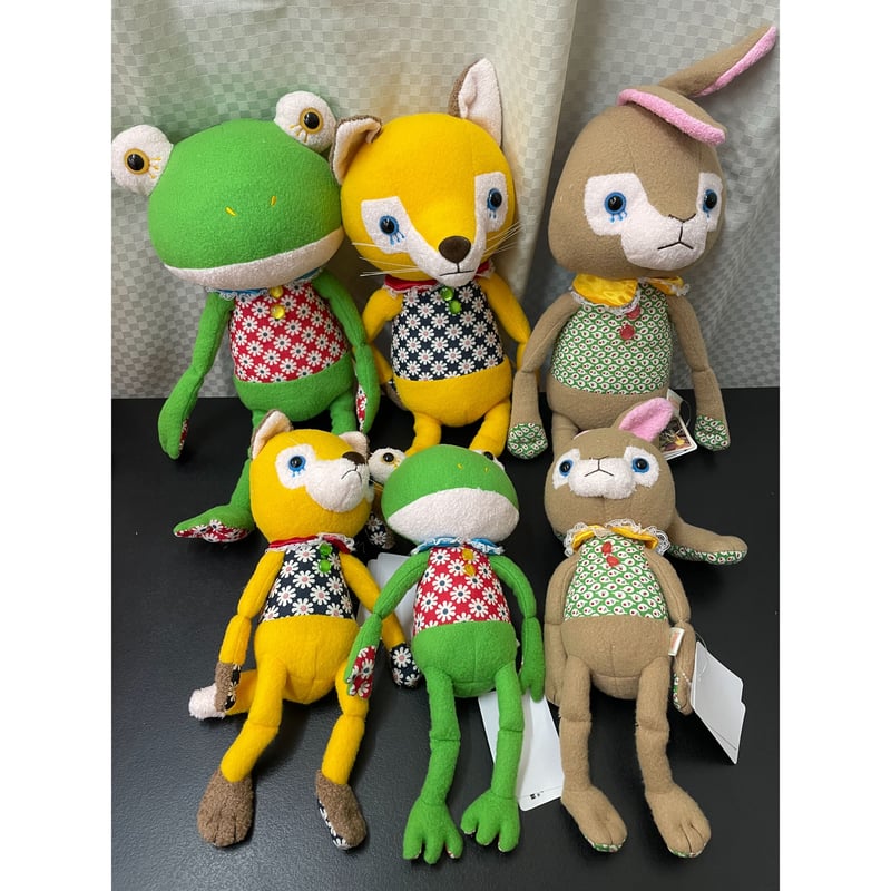ぬいぐるみセット ウサギ カエル クマ カエルとウサギのぬいぐるみセット - メルカリ