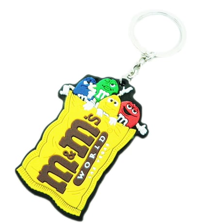 M&M'S　ラバーキーチェーン　【キーホルダー】