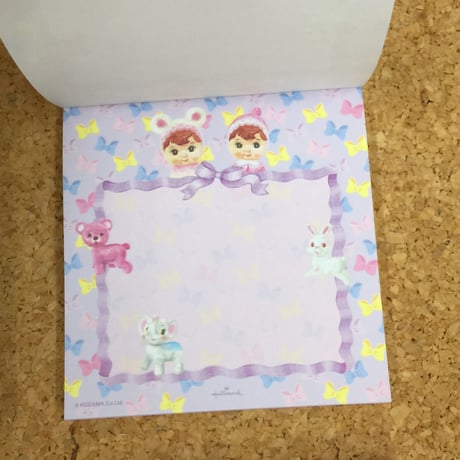 メモパッド 【チャーミーコレクション】4種の絵柄が楽しめるスクエアメモ
