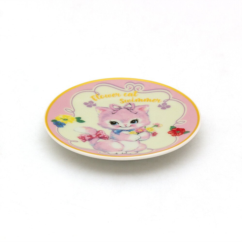 新品　SWIMMER スイマー 豆皿 9cmサイズ　猫　ねこ　ネコ　キャット SWIMMER スイマー 豆皿 | sweetfish