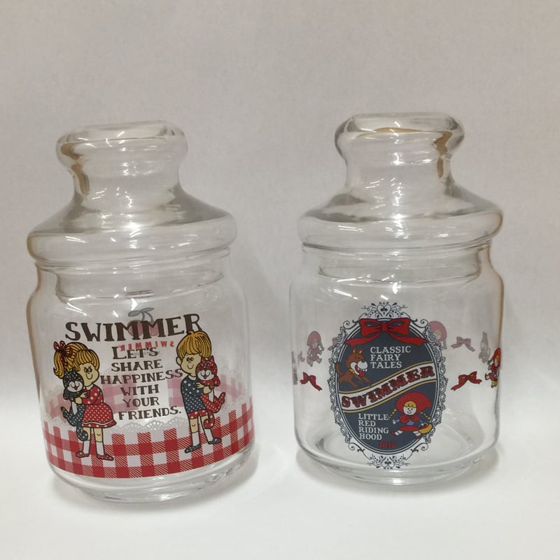 SWIMMER ガラスキャニスター BOY&GIRL 赤ずきん | sweetfish