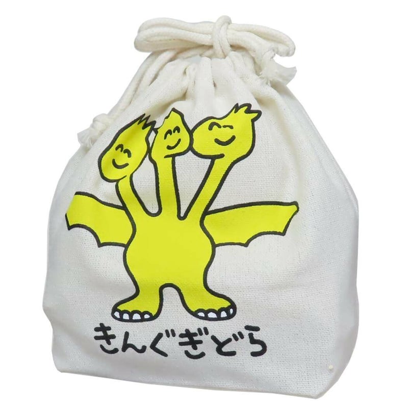 ごきげんぱんだ　エポスカード巾着 ゴジラVSおえかきさん マチ付ききんちゃく ポーチ 【巾着袋】 | sweetfish