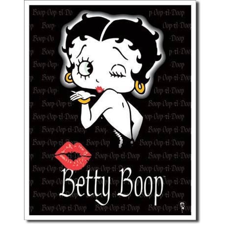 ブリキ看板　Betty Boop