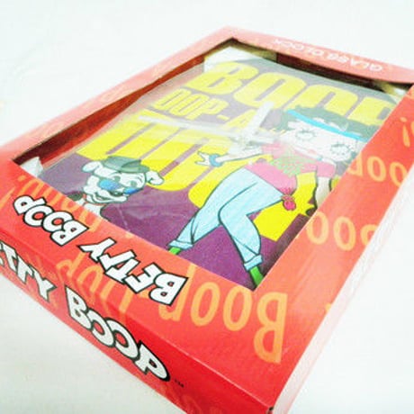 ベティちゃん　ガラス時計　Betty Boop Glass Crock