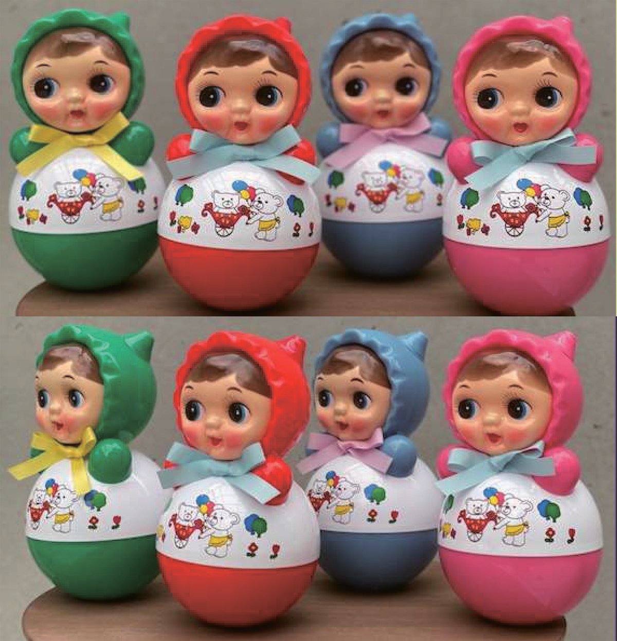 レトロイラスト 起き上がりこぼし 日本製 | sweetfish