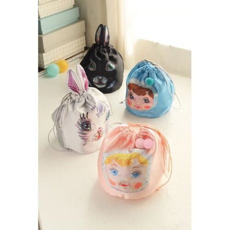 チャーミーちゃん　巾着袋　Drawstring bag Charmy Nathalie lete　ナタリーレテ