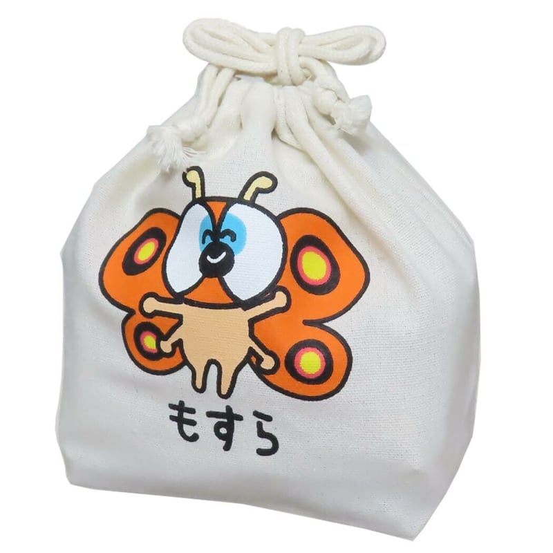 ゴジラVSおえかきさん マチ付ききんちゃく ポーチ 【巾着袋】 | sweetfish