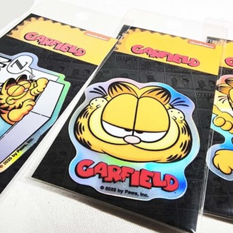ガーフィールドのキラキラステッカー【GARFIELD STICKER　ホログラム】