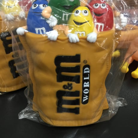 M&M'S　チョコレート袋からコンニチワ　【貯金箱】