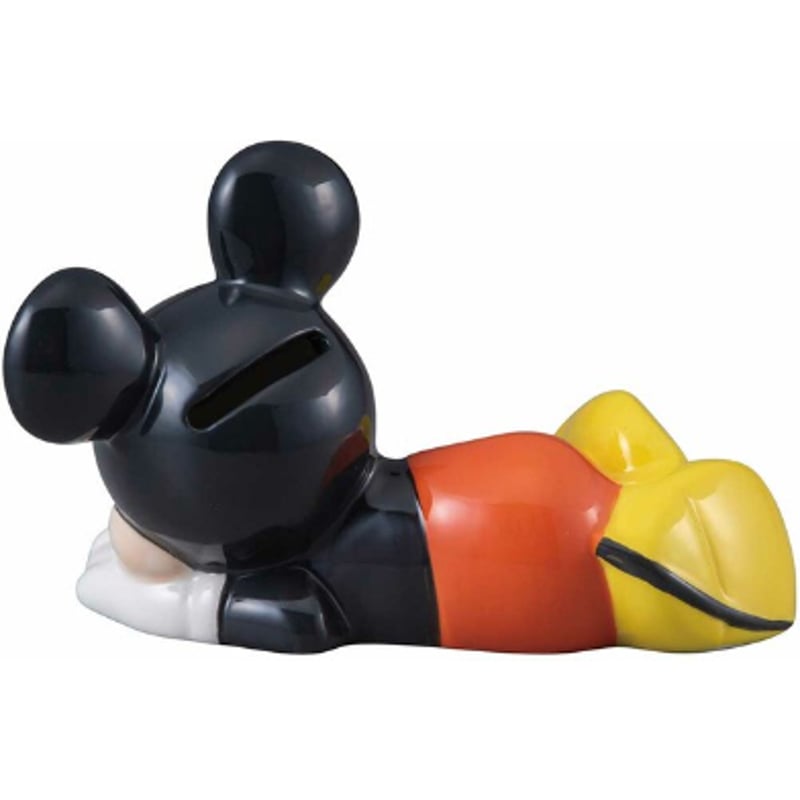 ディズニー】Disney ミッキー＆スティッチ おやすみ バンク 【貯金箱