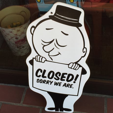 American Plywood Sign Burgie　看板　OPEN＆CLOSE