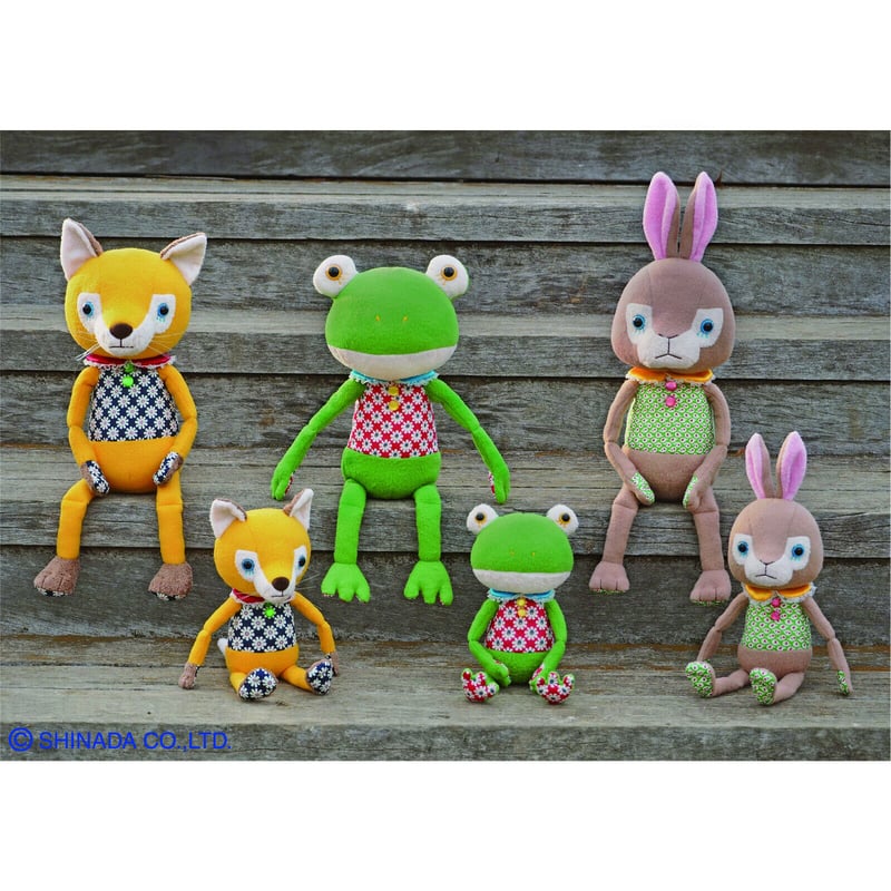 ぬいぐるみ きつね かえる うさぎ 【ノスタルジア】（S） | sweetfish